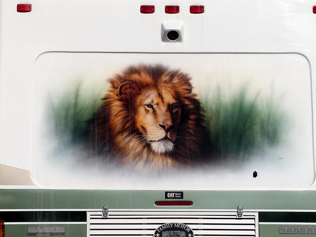 Lion Mural