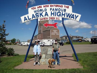 Mile 0 on the Alaska Highway