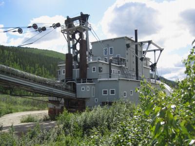 Dredge number 4 on Bonanza Creek