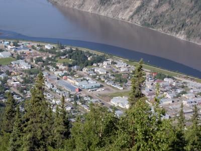 Dawson City from the Midnight Dome