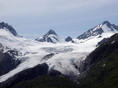 Worthington Glacier above Thompson Pass near Valdez
