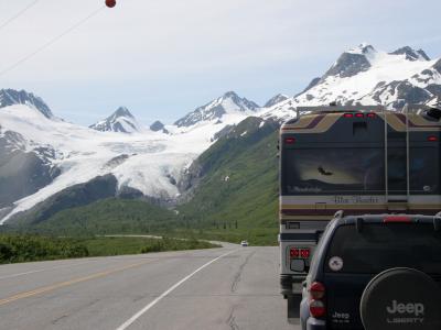 Worthington Glacier from the highway