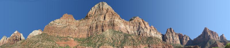 Bridge Mountain Panorama in Zion NP