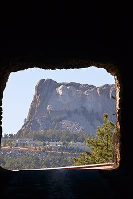 Tunnel view in Custer State Park