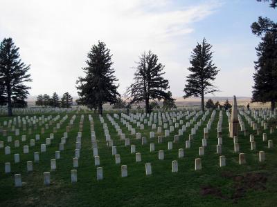 National Cemetary at Little Bighorn Battlefield National Monument