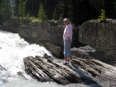 Natural Bridge on the Kicking Horse River