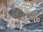 Mosaic wall in Titus Canyon