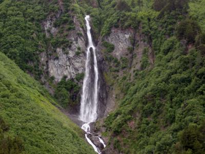 Waterfall at entrance to Port Valdez