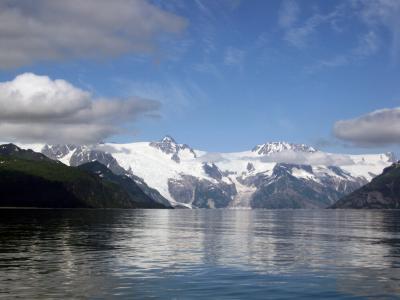 Smaller glaciers that flow into Northwestern Fjord