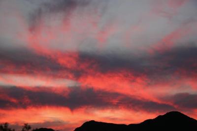 Sunset at Quartzsite