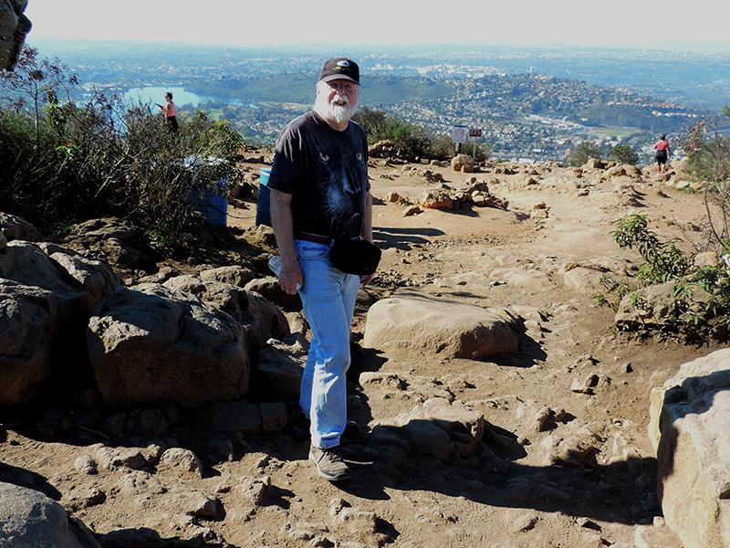 On top of Cowles Mountain
