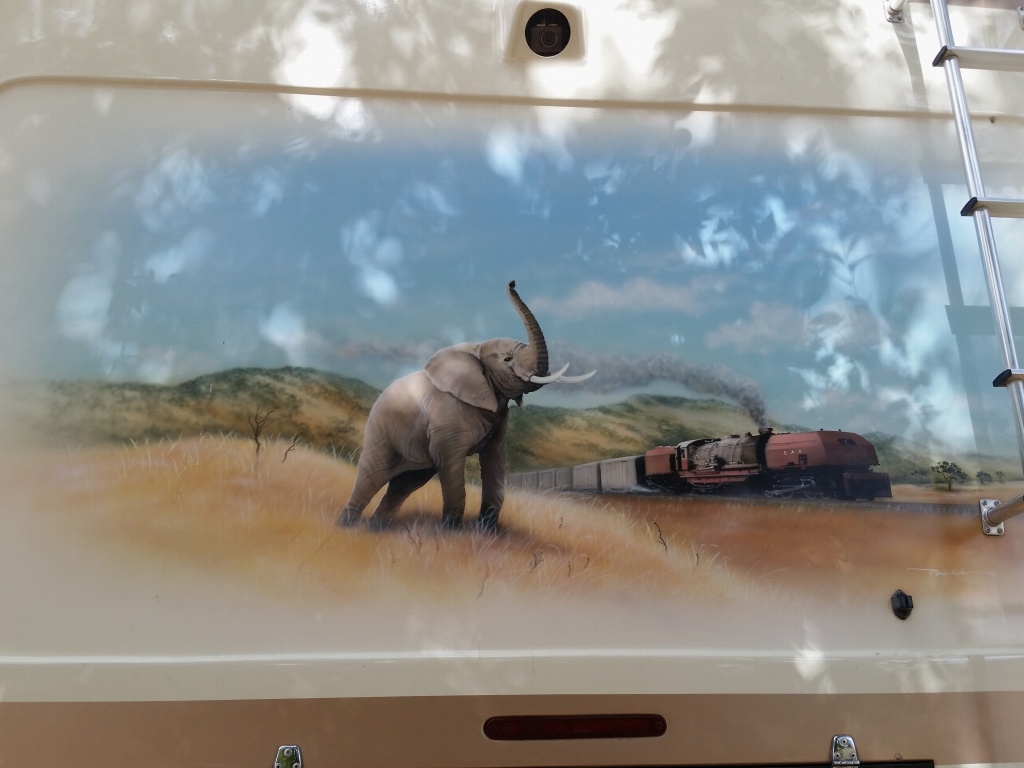 Elephant Mural