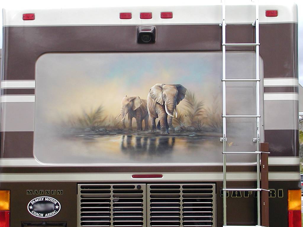 Elephant Mural