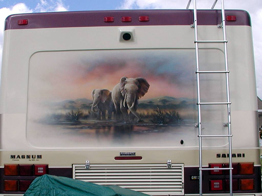 Elephant Mural