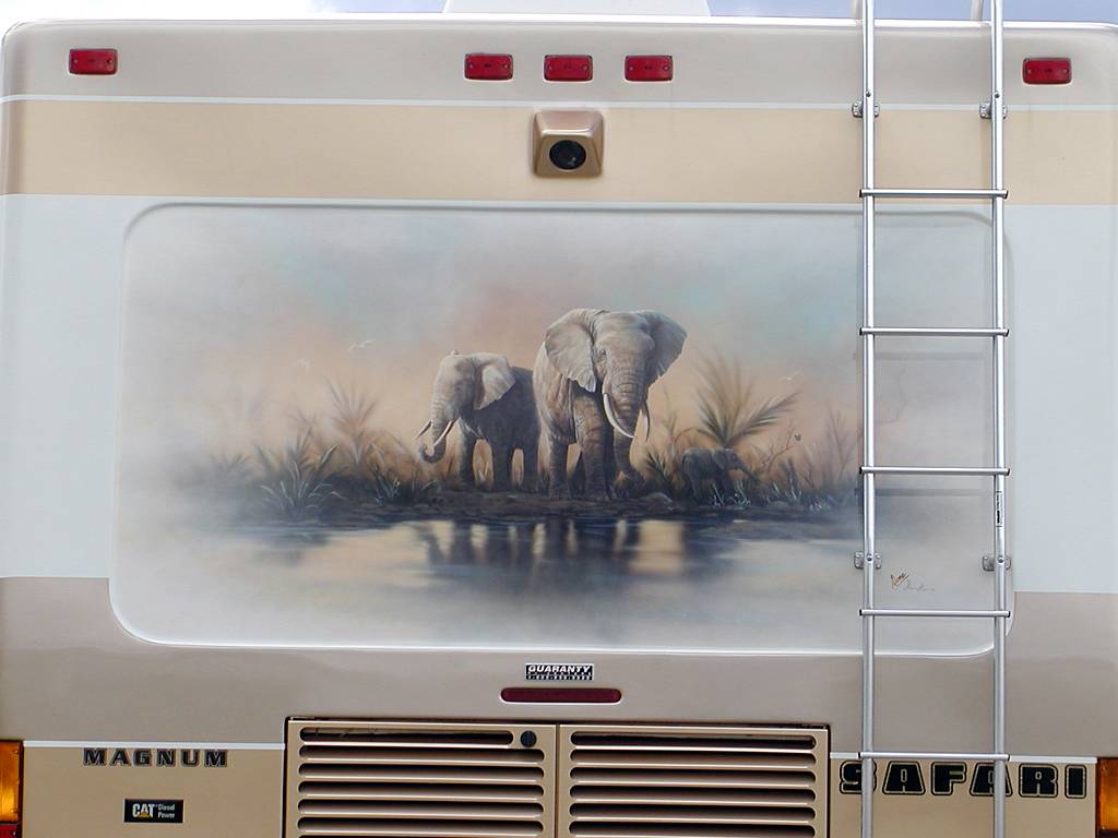 Elephant Mural