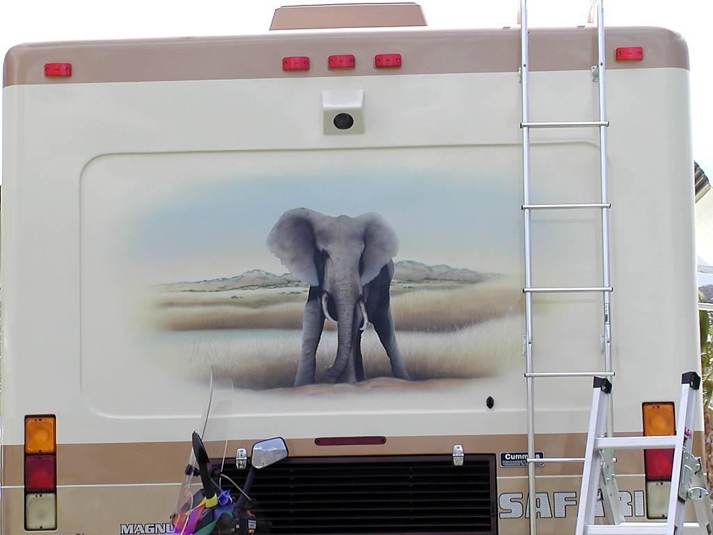 Elephant Mural