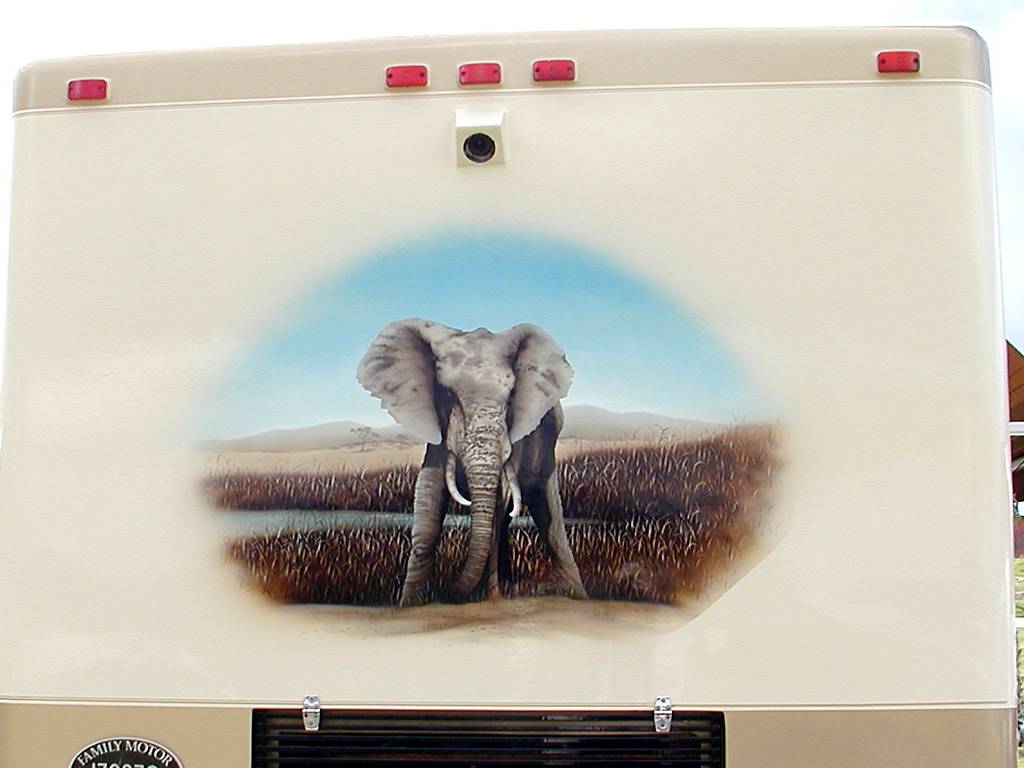 Elephant Mural