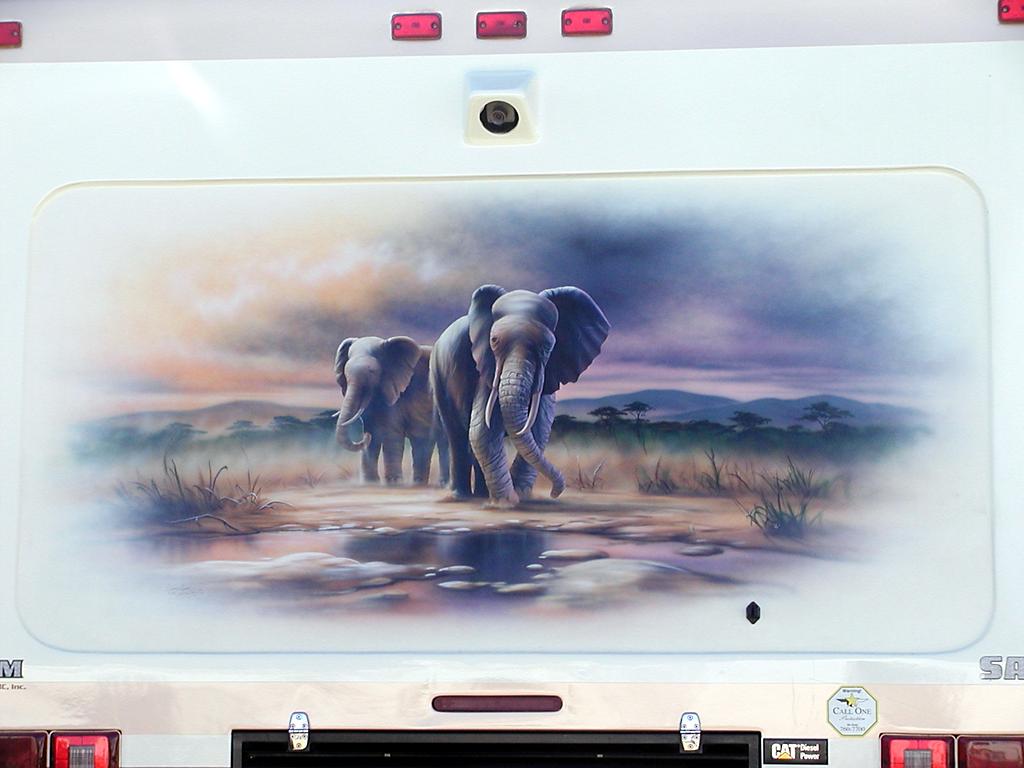 Elephant Mural