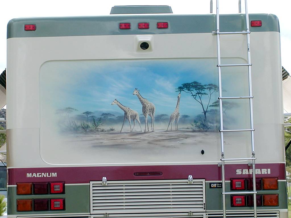 Giraffe Mural