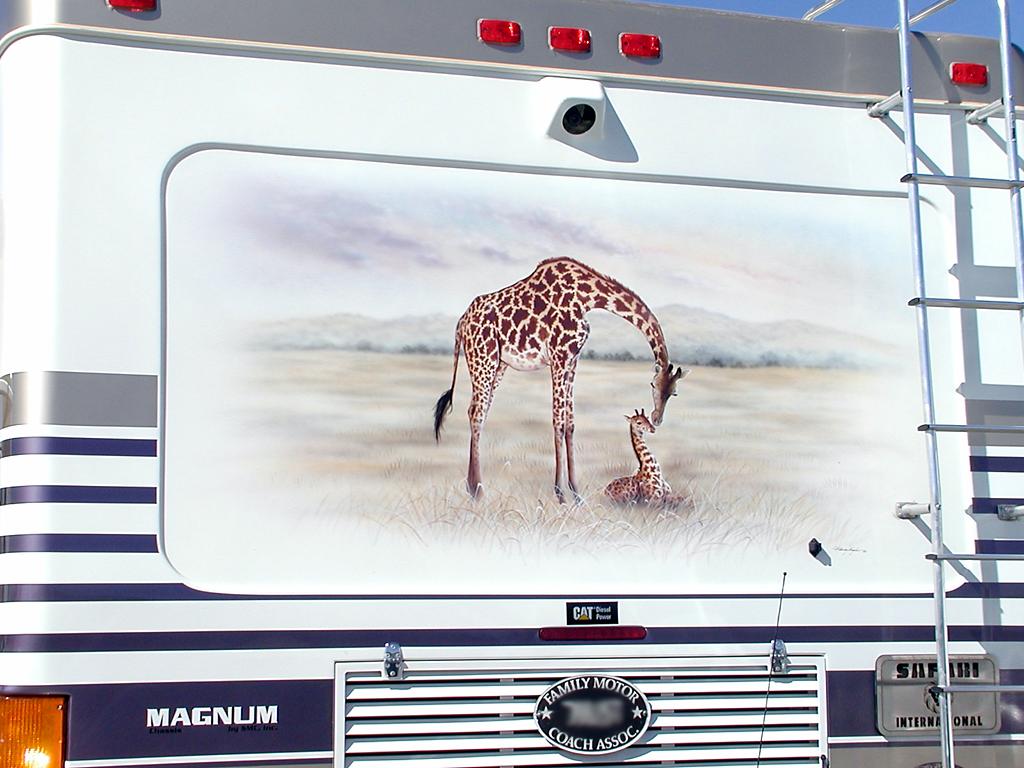 Giraffe Mural