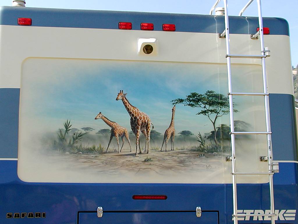 Giraffe Mural