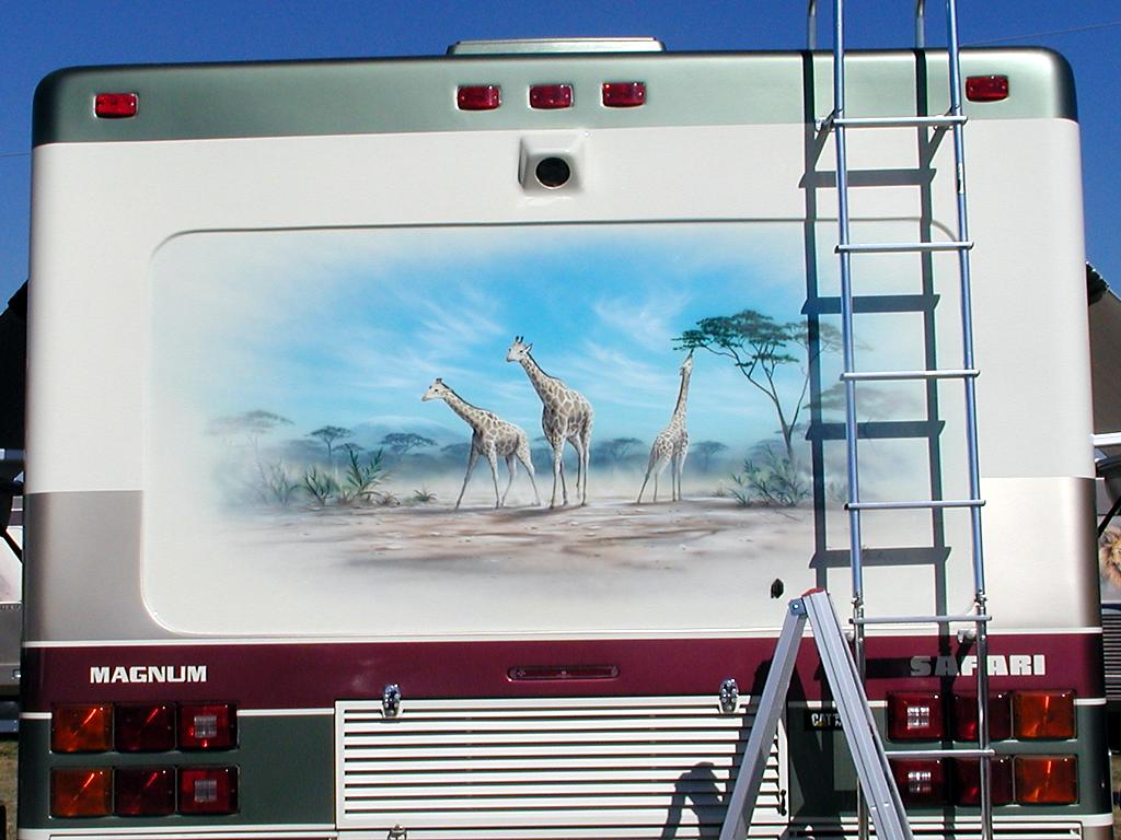 Giraffe Mural