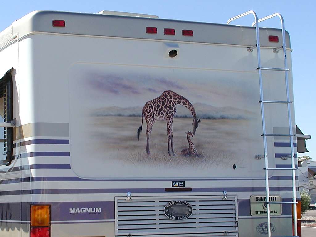 Giraffe Mural