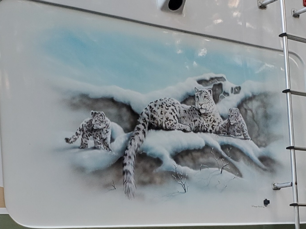 Leopard Mural