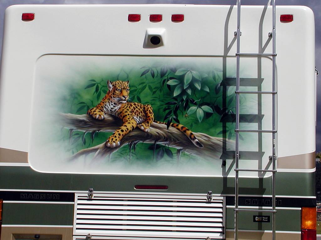 Leopard Mural