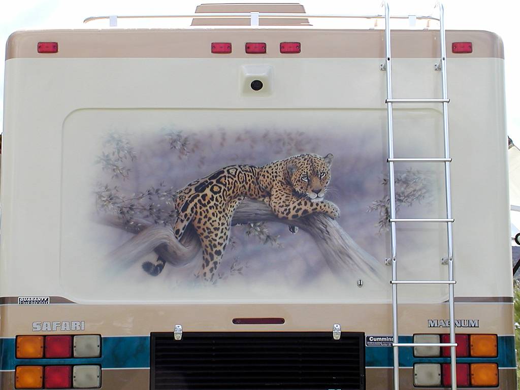 Leopard Mural