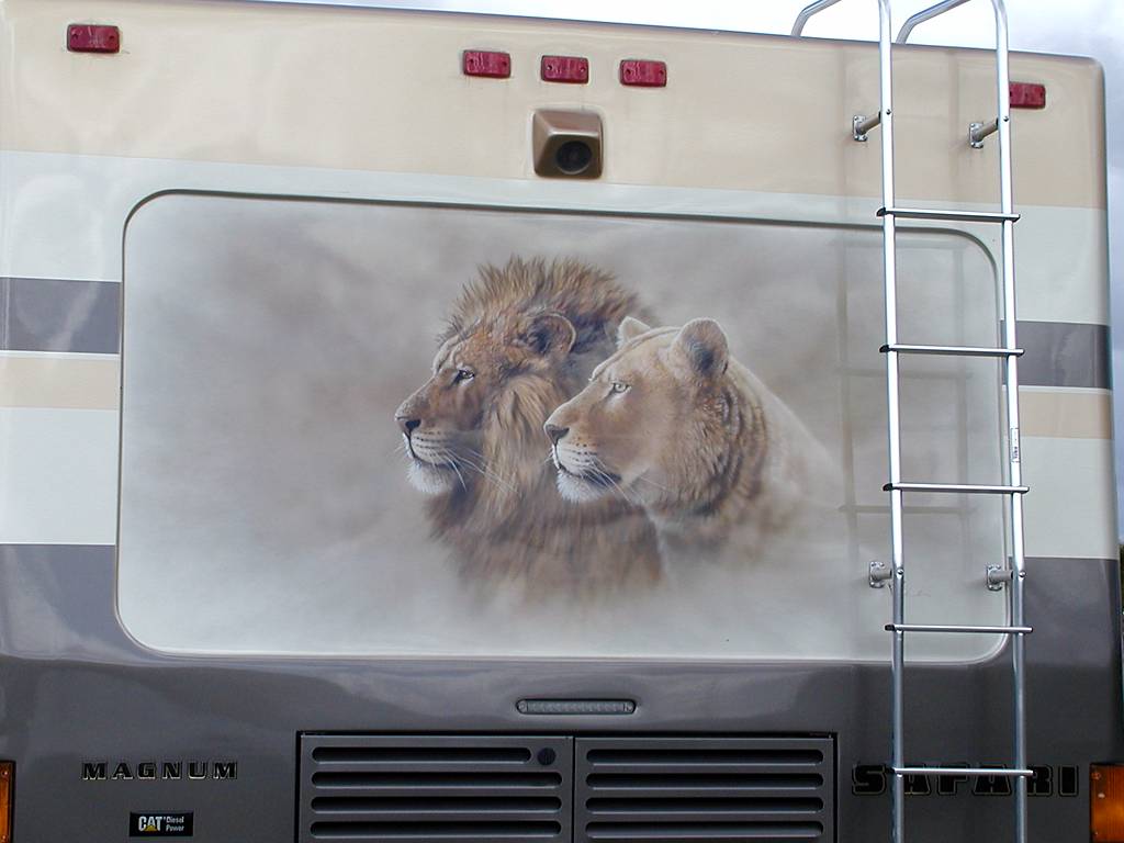 Lion Mural