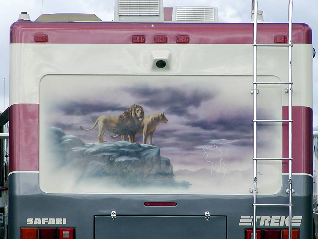 Lion Mural