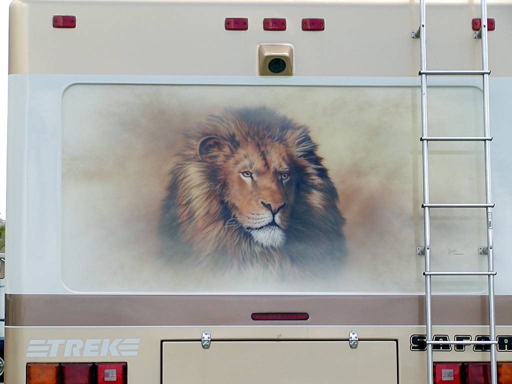 Lion Mural