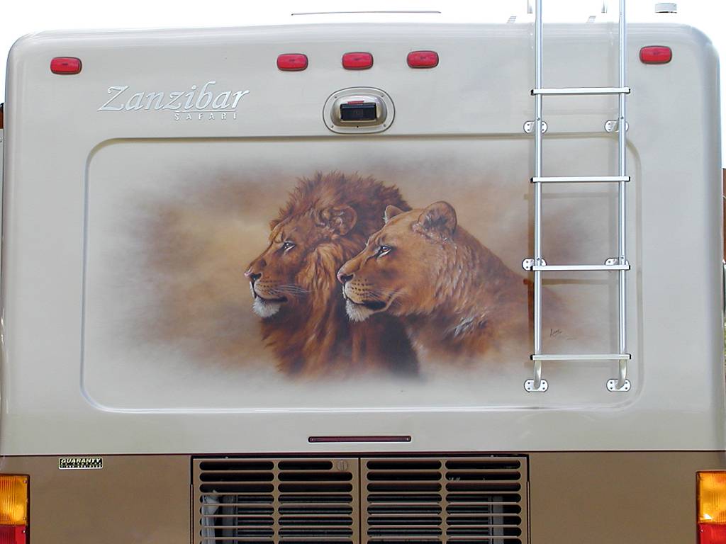 Lion Mural