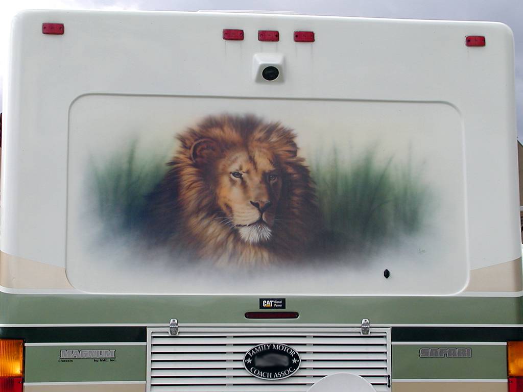 Lion Mural