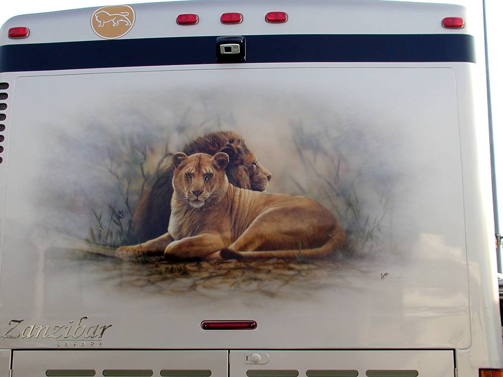 Lion Mural