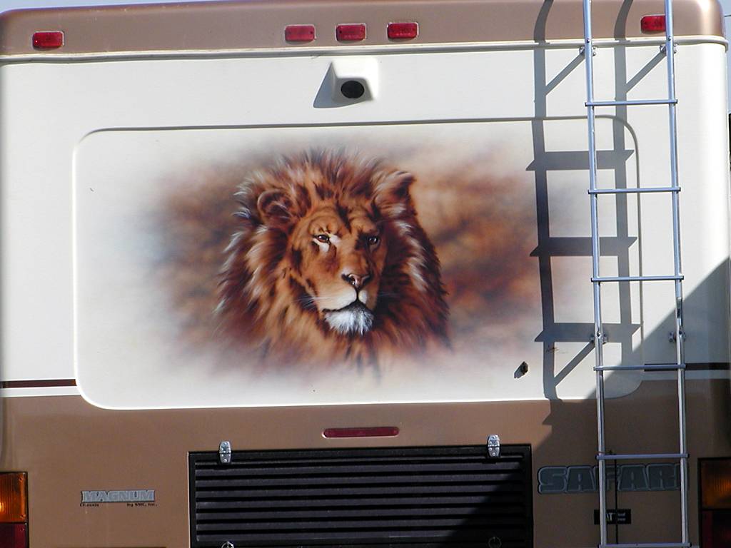 Lion Mural