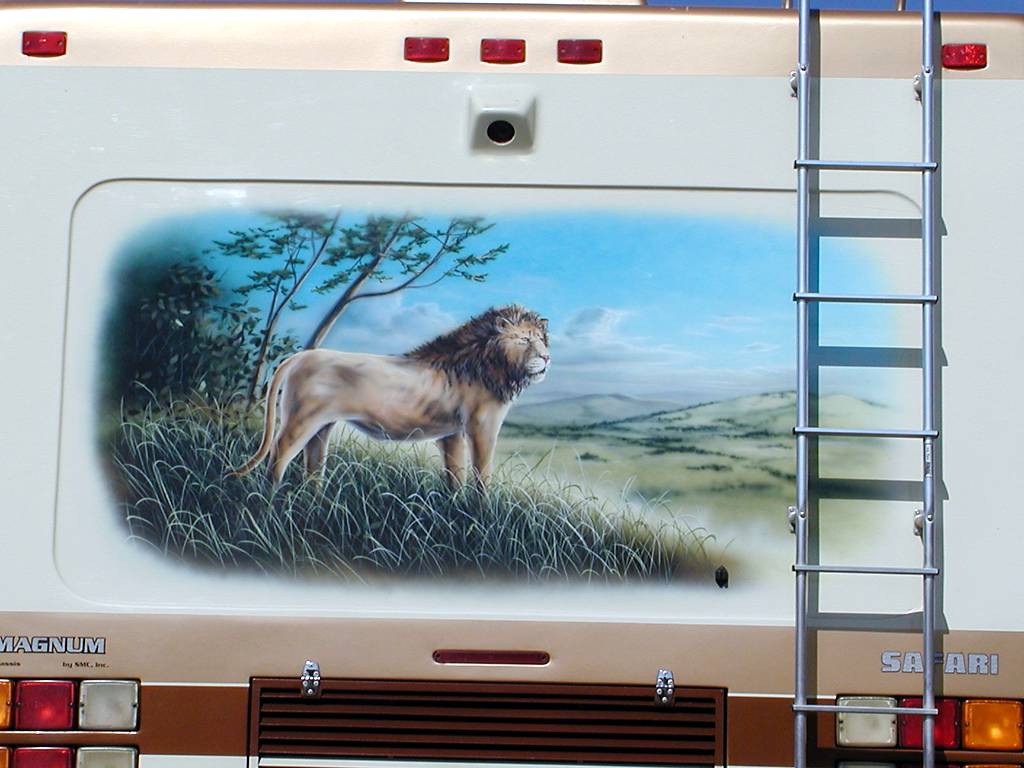 Lion Mural