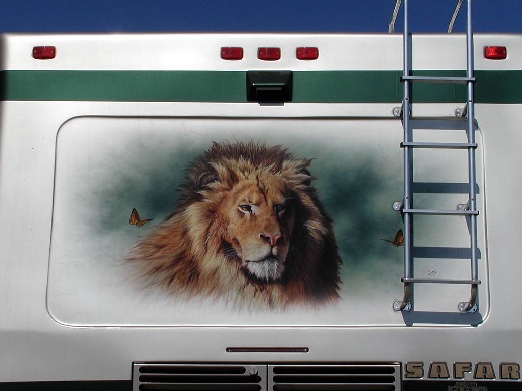 Lion Mural