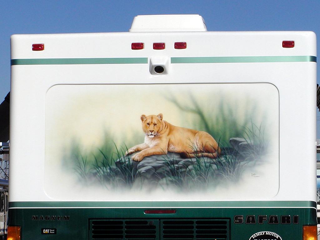 Lion Mural