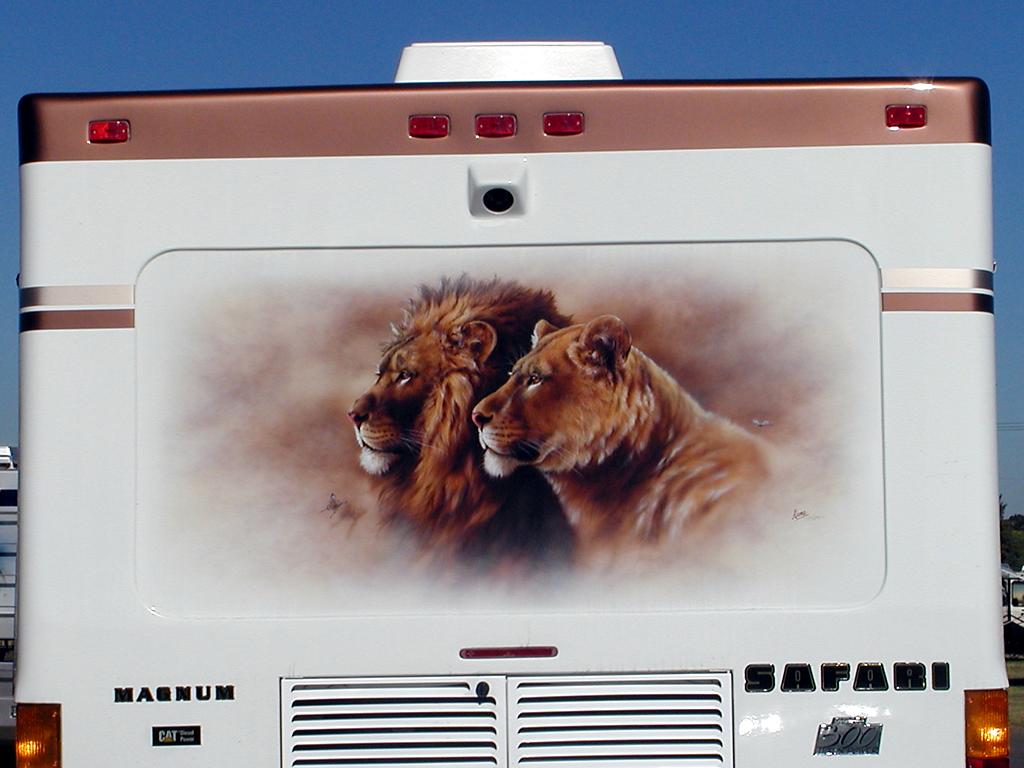 Lion Mural