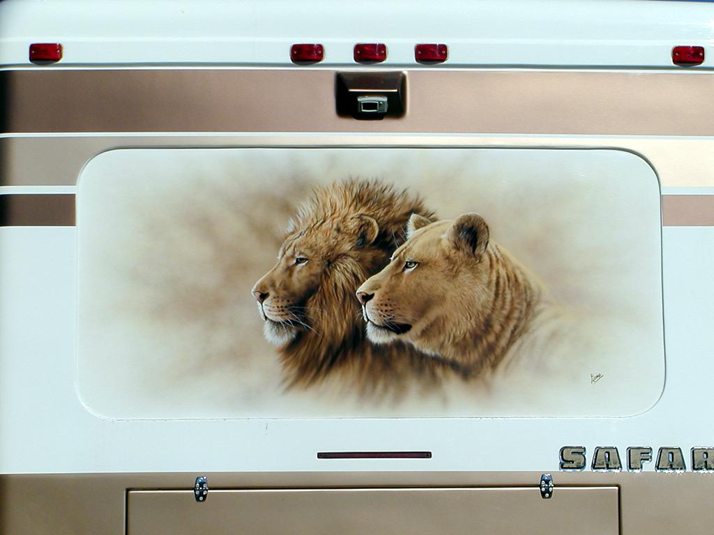 Lion Mural