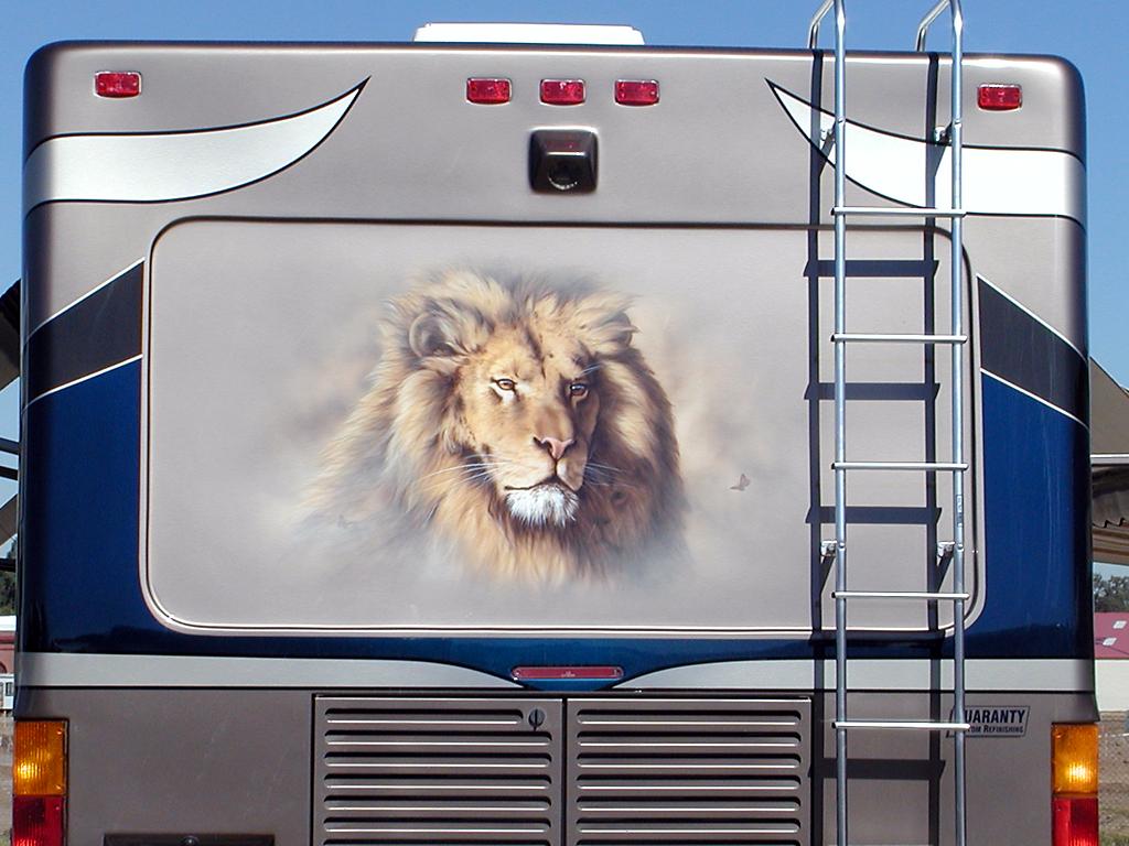 Lion Mural