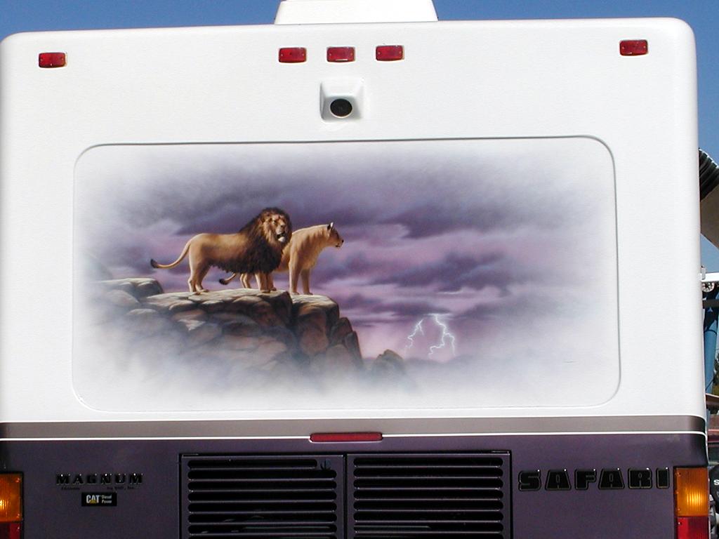 Lion Mural