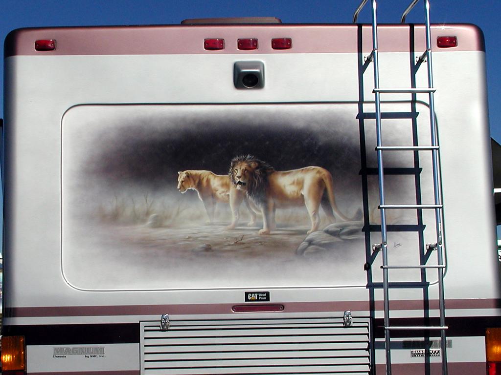 Lion Mural