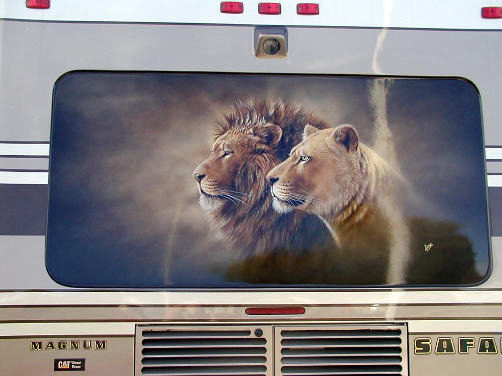 Lion Mural