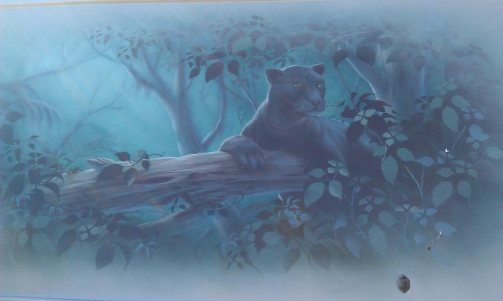 Panther Mural