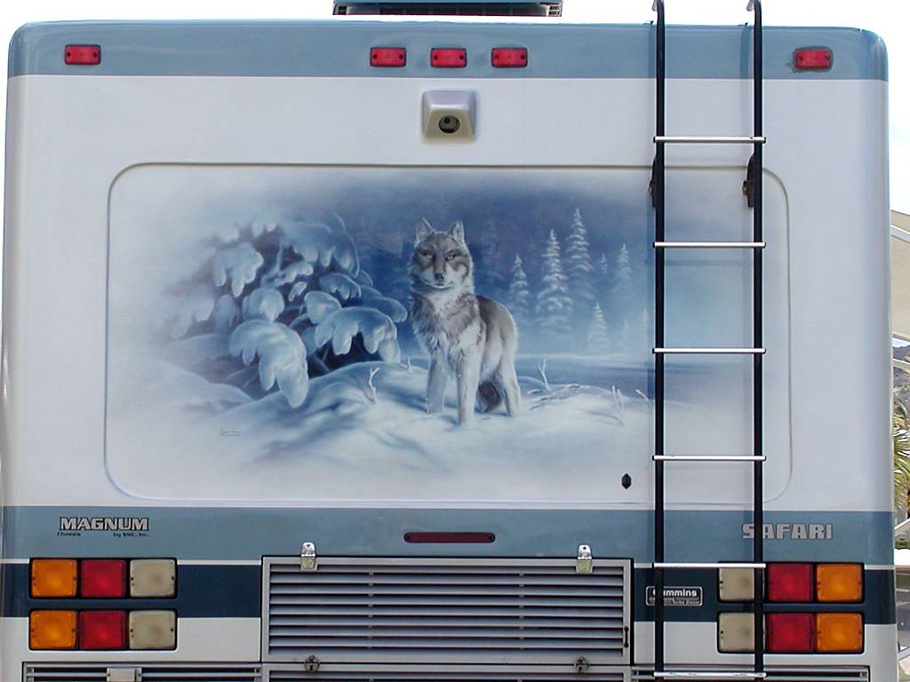 Wolf Mural