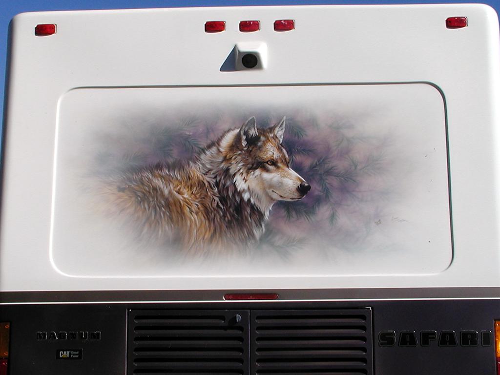 Wolf Mural