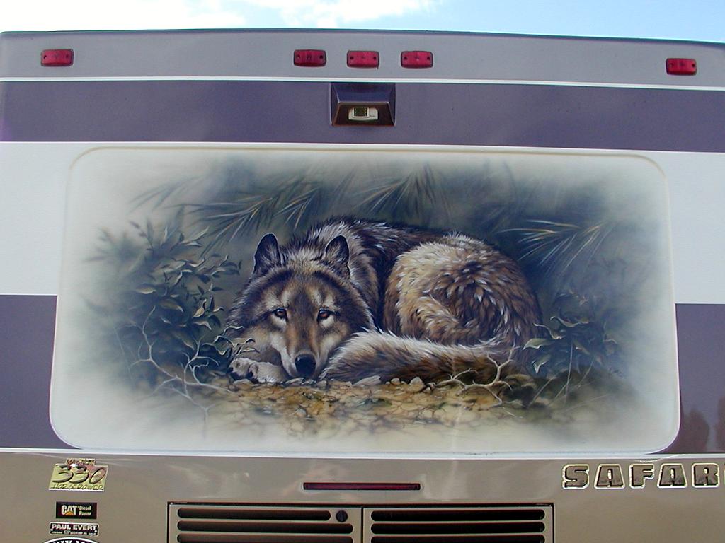 Wolf Mural